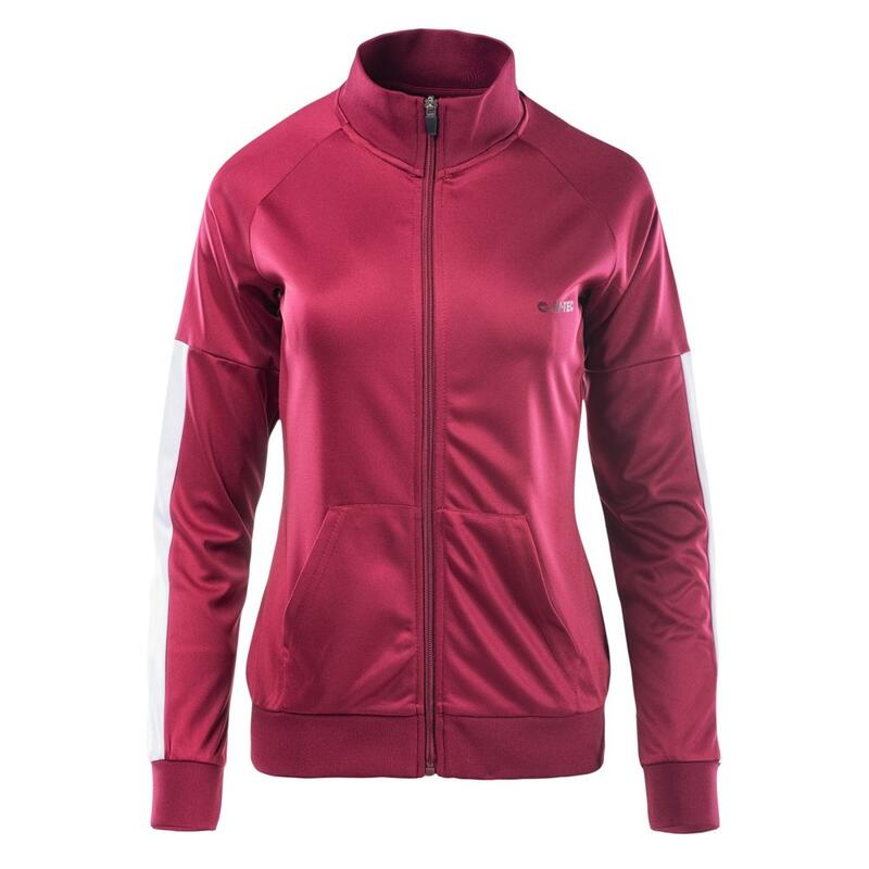 Chaqueta Delian para Mujer Rojo Rábano, Blanco