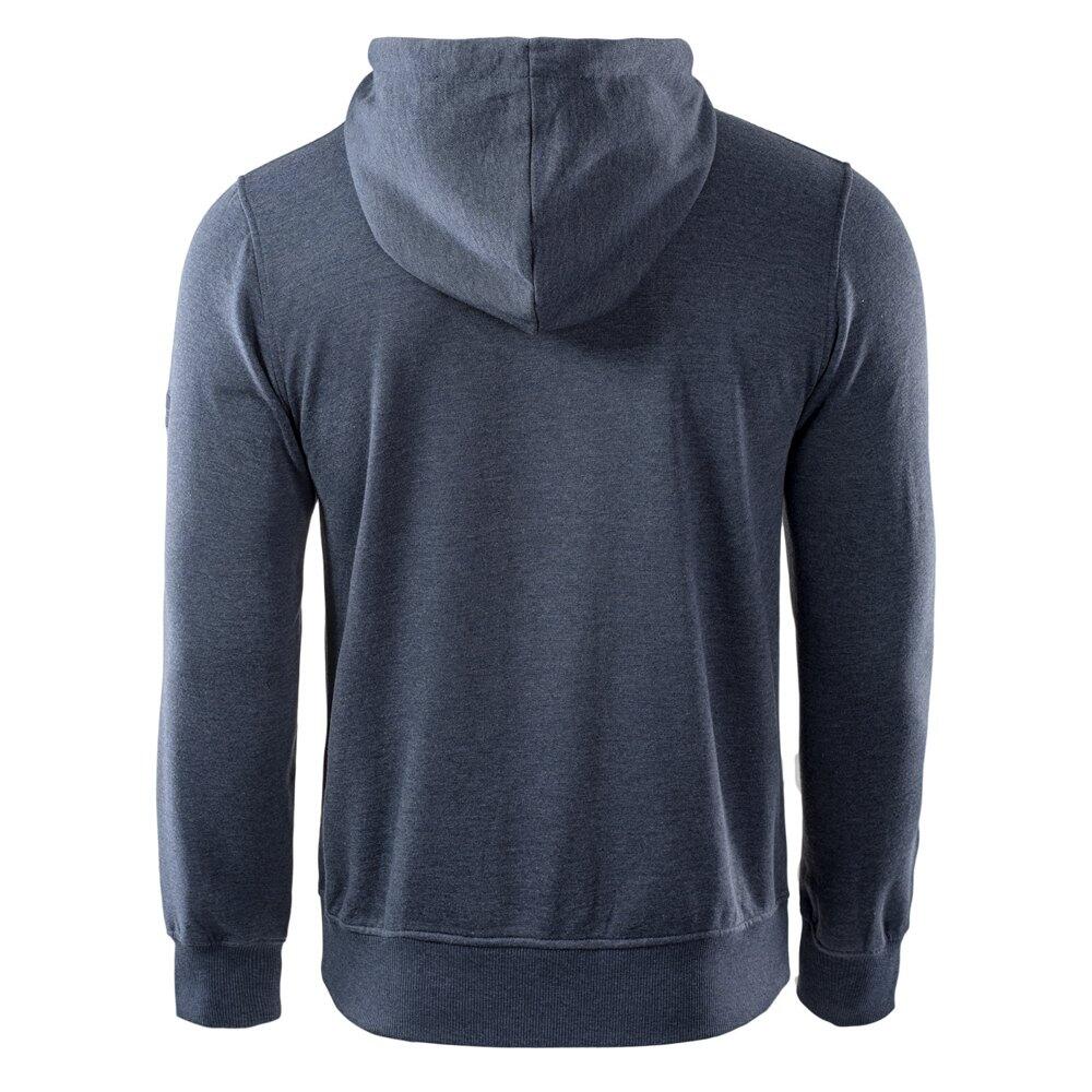 Felpa Con Cappuccio E Zip Intera Uomo Hi-Tec Silian Marina Leggera Mélange 2/3