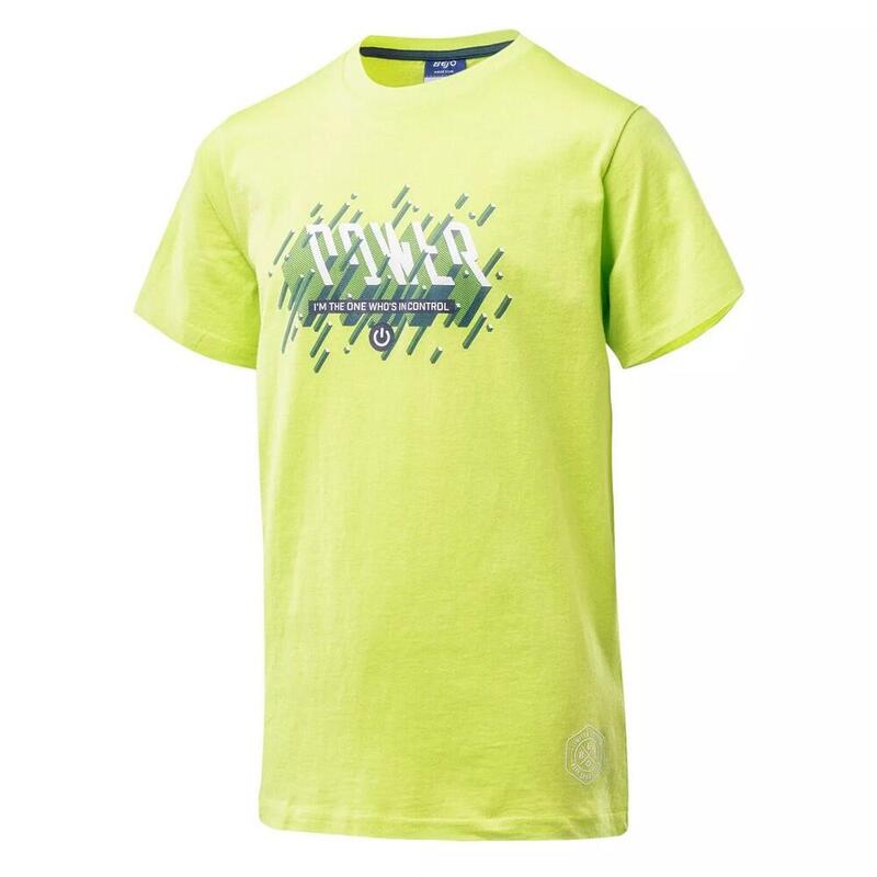 Jongens Power TShirt (Kalk groen)