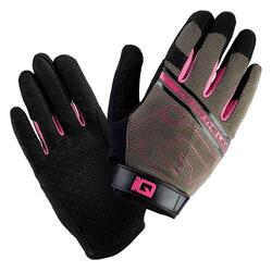 Gants CROSSI Femme (Kaki / Rose Vif)