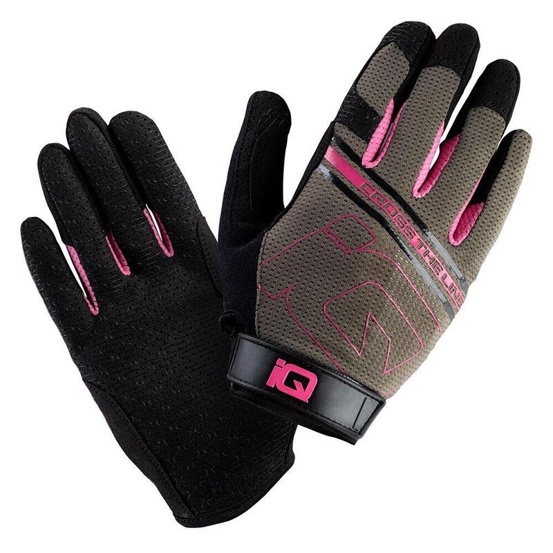 Gants CROSSI Femme (Kaki / Rose vif)