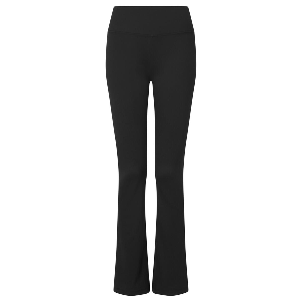 TRIDRI Womens/Ladies Recycled Flared Leggings (Black)