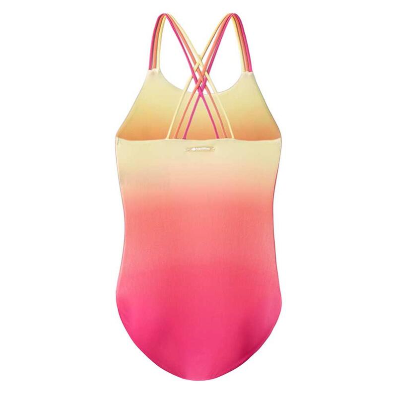 Maillot de bain 1 pièce HARMA Fille (Rose / Crème)