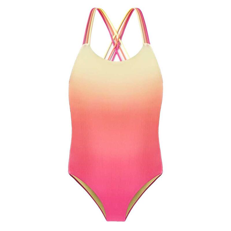 Maillot de bain 1 pièce HARMA Fille (Rose / Crème)