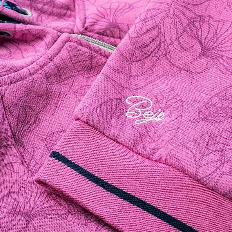 Meisjes Tamis Full Zip Hoodie (Superroze)