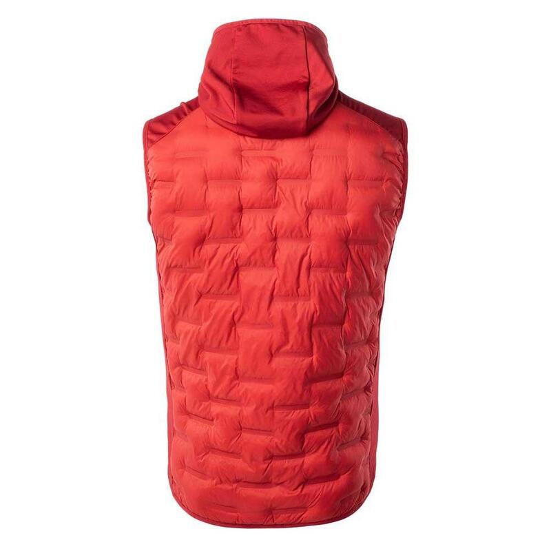 Heren Emin II Gewatteerd PrimaLoft Gilet (Vlam Scharlaken/Chili peper)