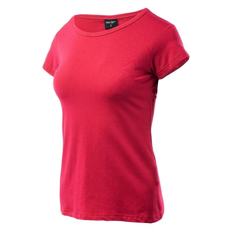 T-Shirt Lady Puro Mulher Vermelho persa