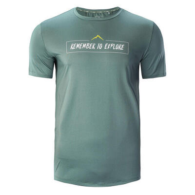 Heren olio logo tshirt (donker bos)