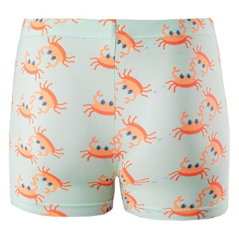 Baby Mauri Krab Zwemshort (Groen/oranje)