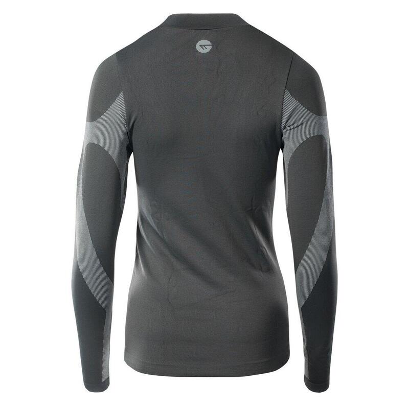 Dames Surmi Thermische Base Layer Top met lange mouwen (Antraciet / Grijs)