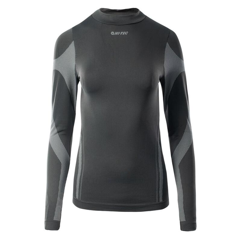 Dames Surmi Thermische Base Layer Top met lange mouwen (Antraciet / Grijs)