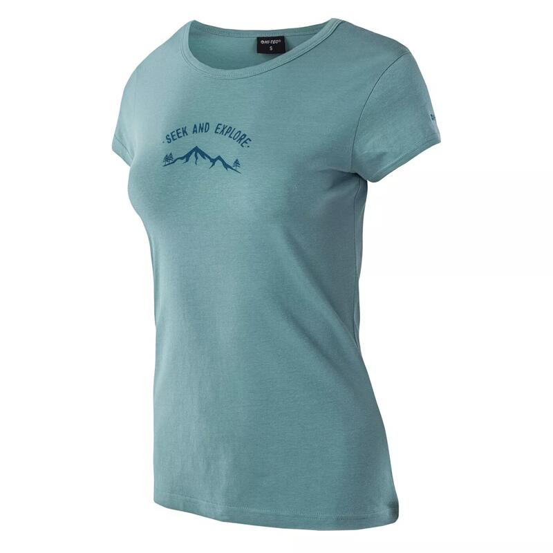 Camiseta Lady Vandra para Mujer Turquesa Polvoriento