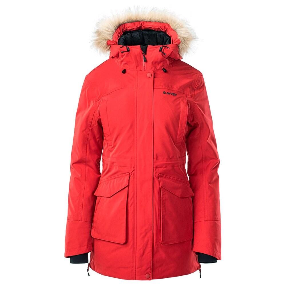 Hi-tec - Blouson De Ski Lasse Femme (rouge / Noir) - Veste - Noir|rouge - 40 M - Decathlon