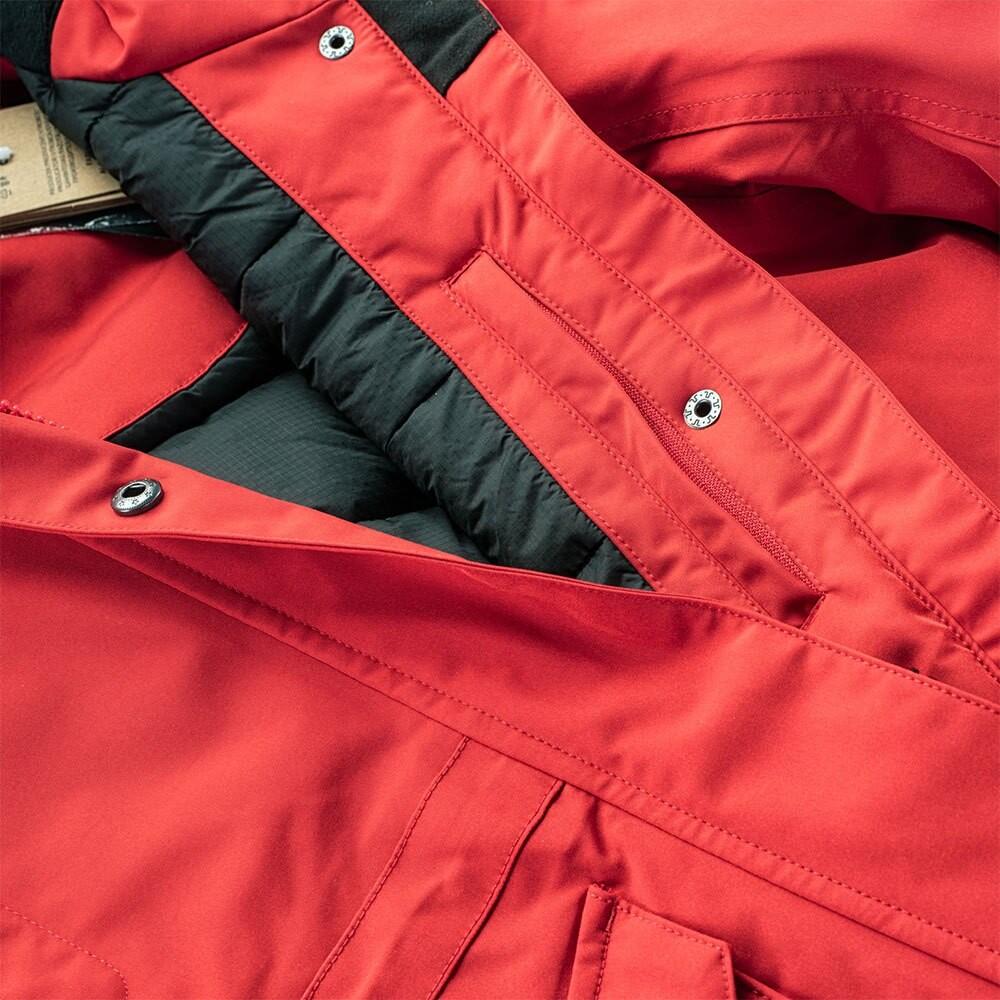 Womens/Ladies Lasse Ski Jacket (Haute Red/Black) 4/4