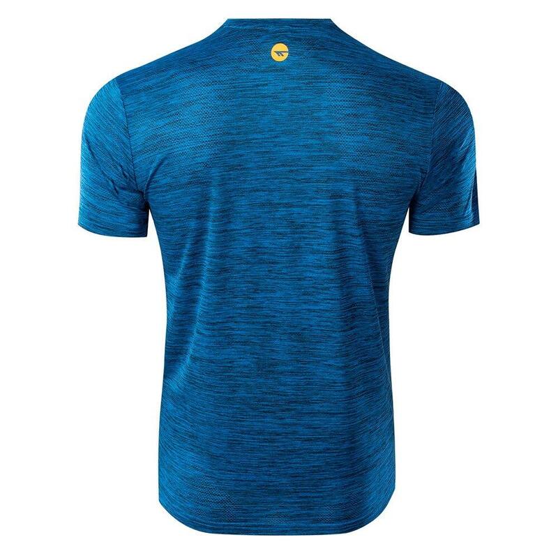 Camiseta Hicti para Hombre Azul Clásico, Capitán del Cielo Mezcla