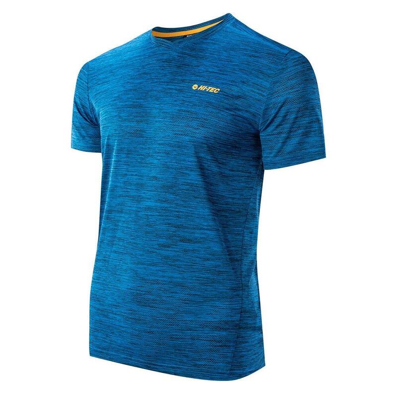 Camiseta Hicti para Hombre Azul Clásico, Capitán del Cielo Mezcla