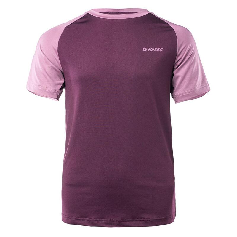 Camiseta Mikia para Niños/Niñas Púrpura Potente, Grapeade