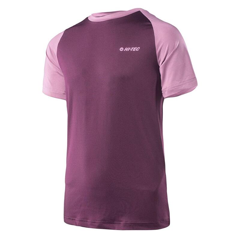 Camiseta Mikia para Niños/Niñas Púrpura Potente, Grapeade