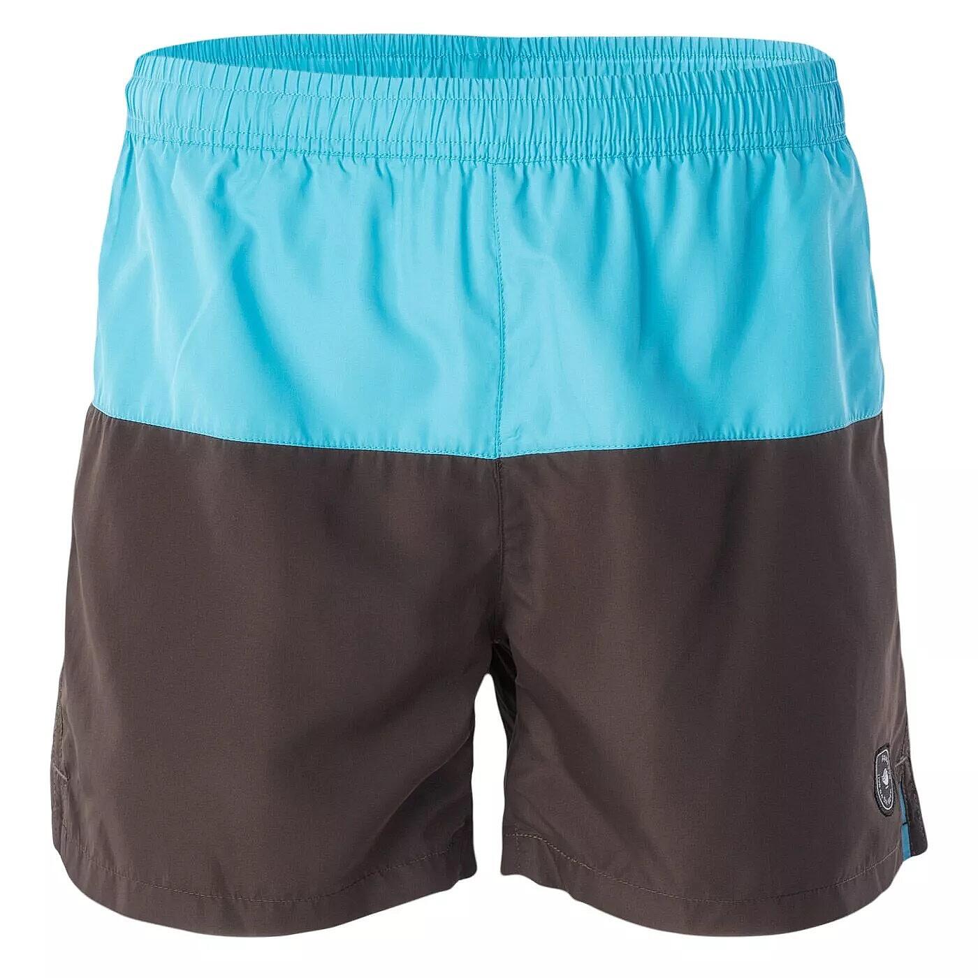Calções de banho kaden ii para homem tinta preta/atol de azul