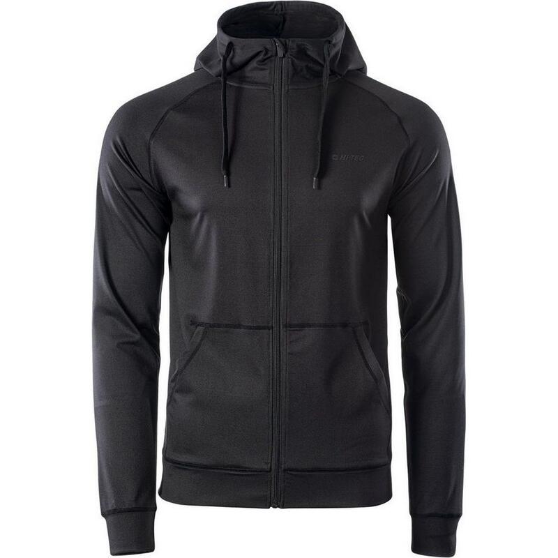 Sudadera con Cremallera para Hombre Negro