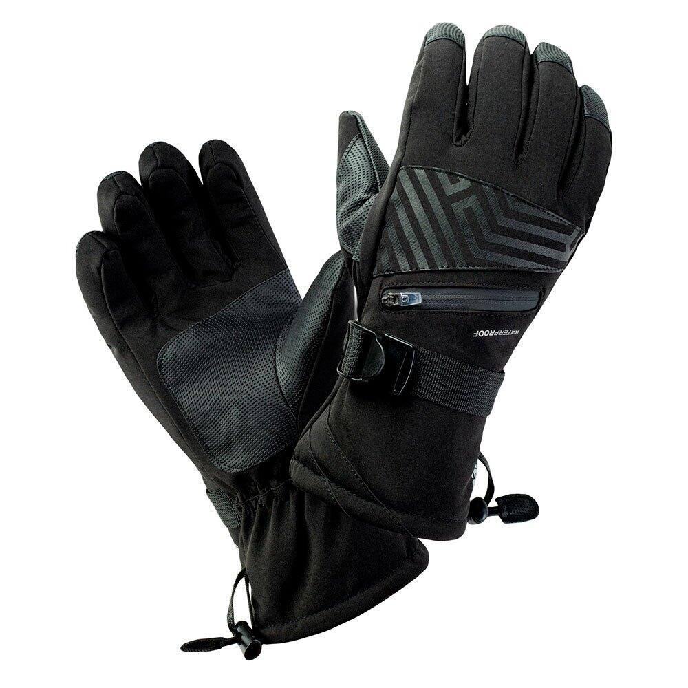 Heren Rodeno Waterdichte Skihandschoenen (Zwart) 1/3