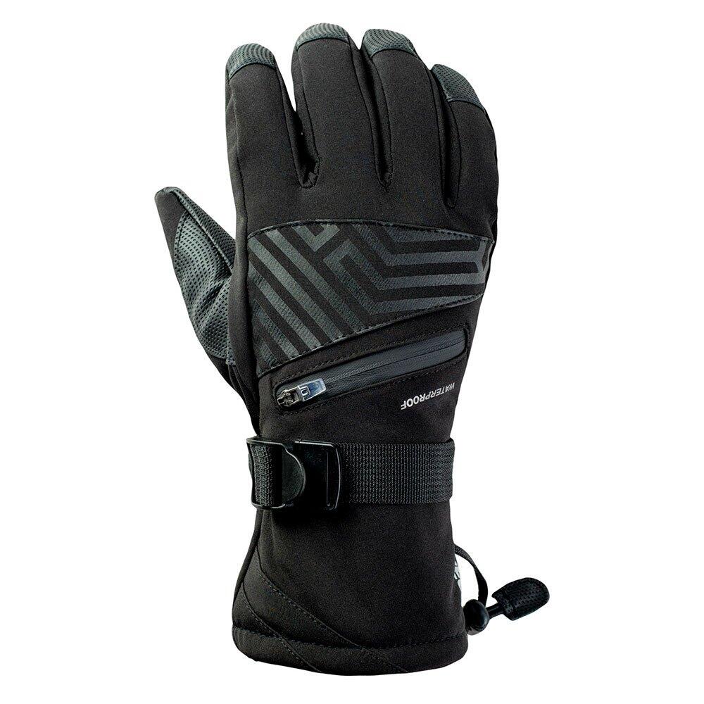 Heren Rodeno Waterdichte Skihandschoenen (Zwart) 3/3