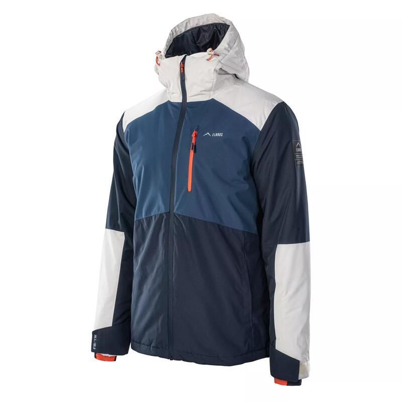 Blouson de ski LIMMEN Homme (Bleu sombre / Denim foncé / Blanc argenté)