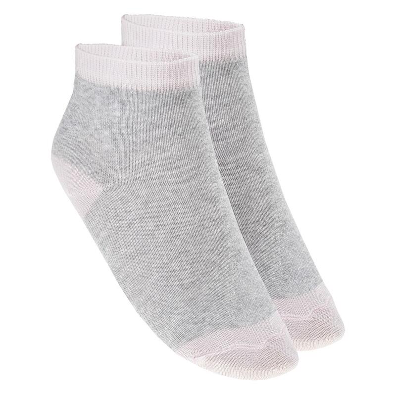 Chaussettes CALZETTI Fille (Gris chiné / Rose)