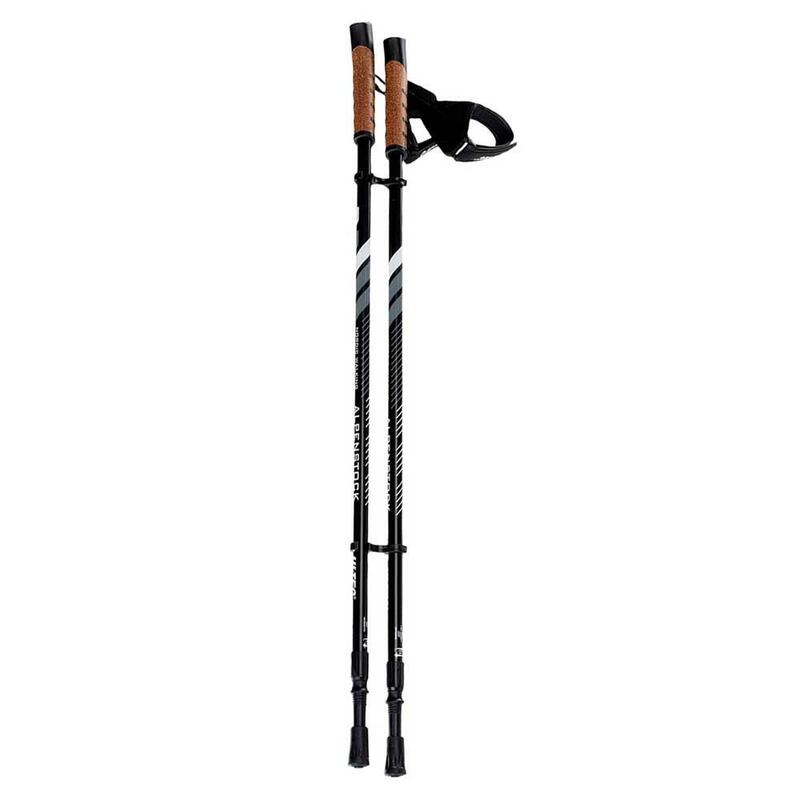 Bastoni Da Trekking Hi-Tec Alpenstock Nero Grigio