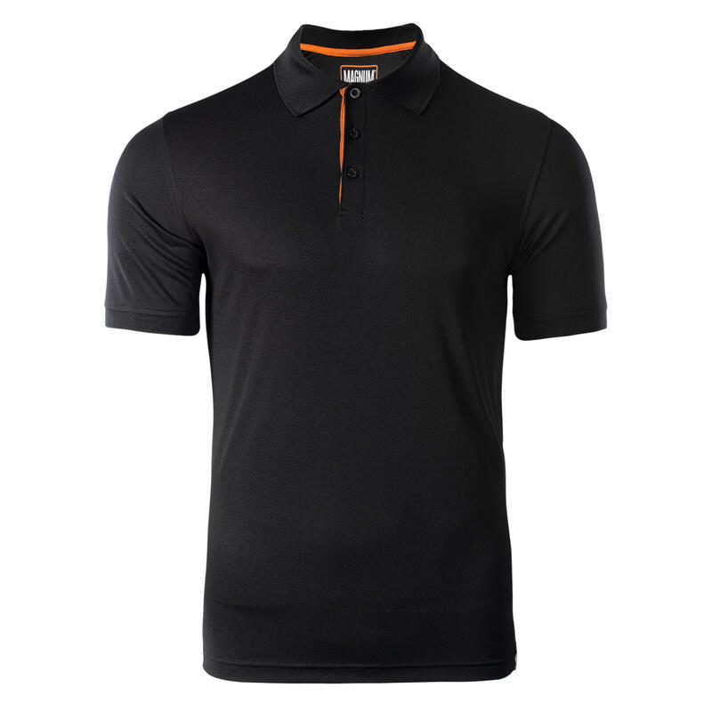 Polo Homme (Noir / Jaune orangé)