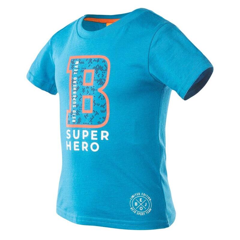 T-Shirt Lucky Criança Azul Jóia