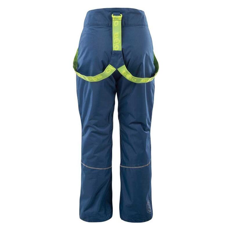 Bambini Pantaloni Da Sci Bejo Jarmo Blu Immobiliare Verde Lime