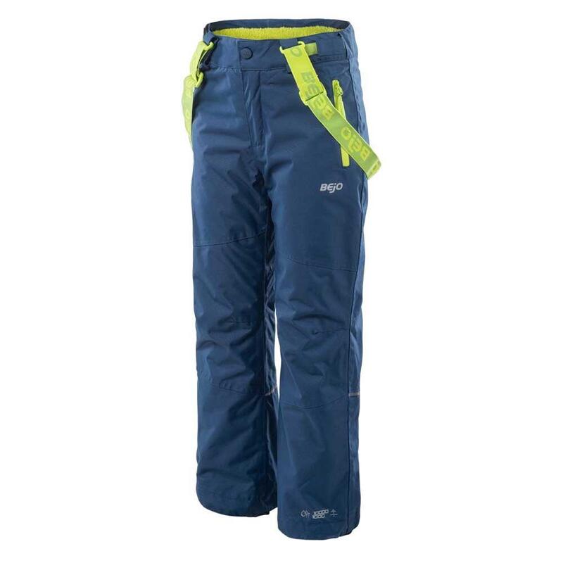 Bambini Pantaloni Da Sci Bejo Jarmo Blu Immobiliare Verde Lime