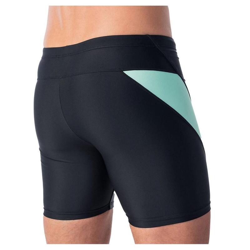 Short de bain FIERO Homme (Noir / Menthe au lait)