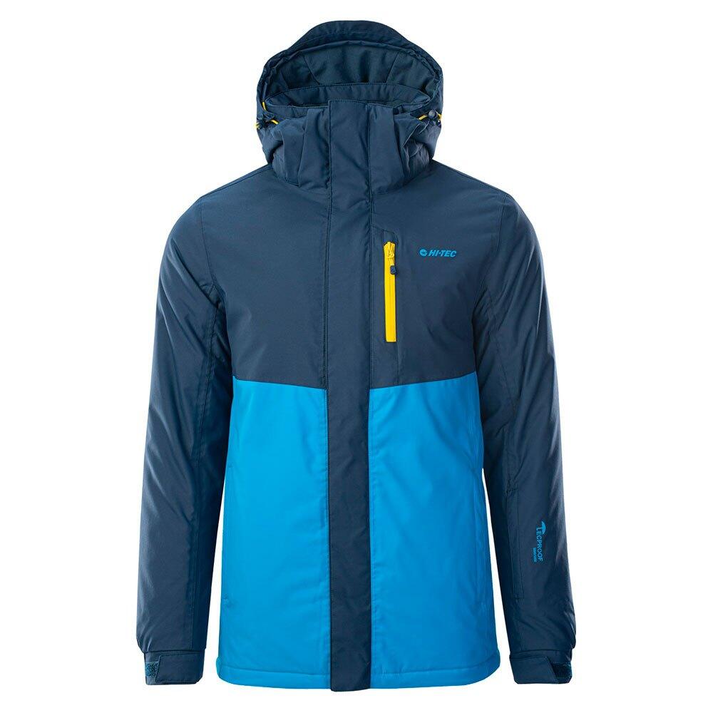 NAMPARO Men's Ski Jacket (Dark Blue / Bright Blue)