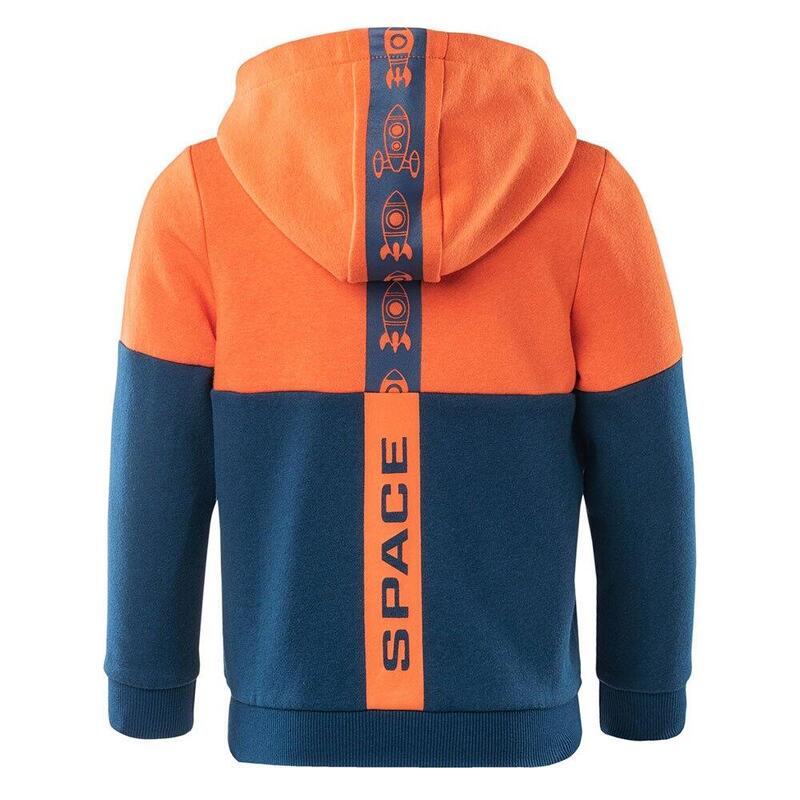 Jongens Ralphy II Full Zip Hoodie (Oranjekleur/Poseidon)