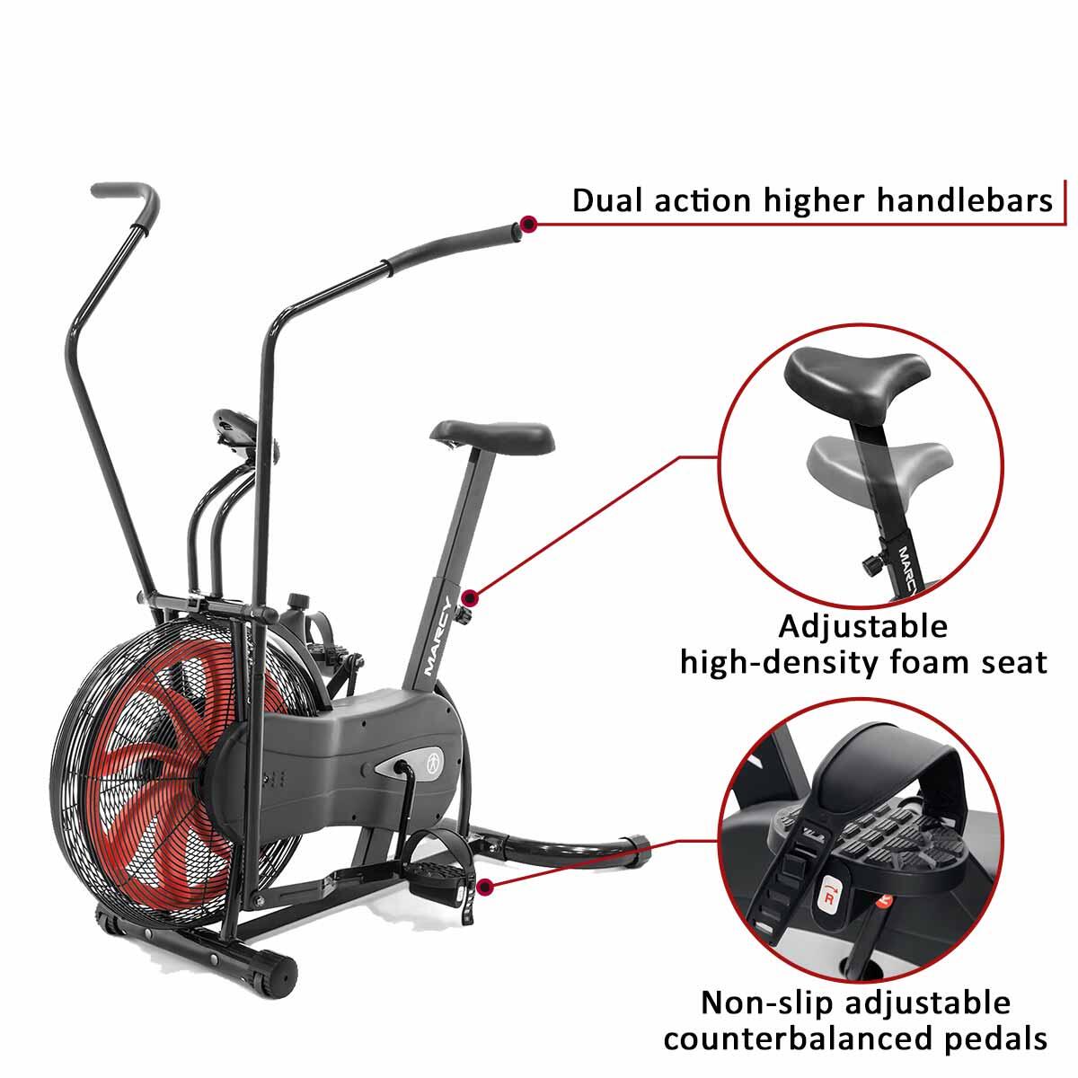 MARCY BK1000 DUAL ACTION FAN BIKE 3/7