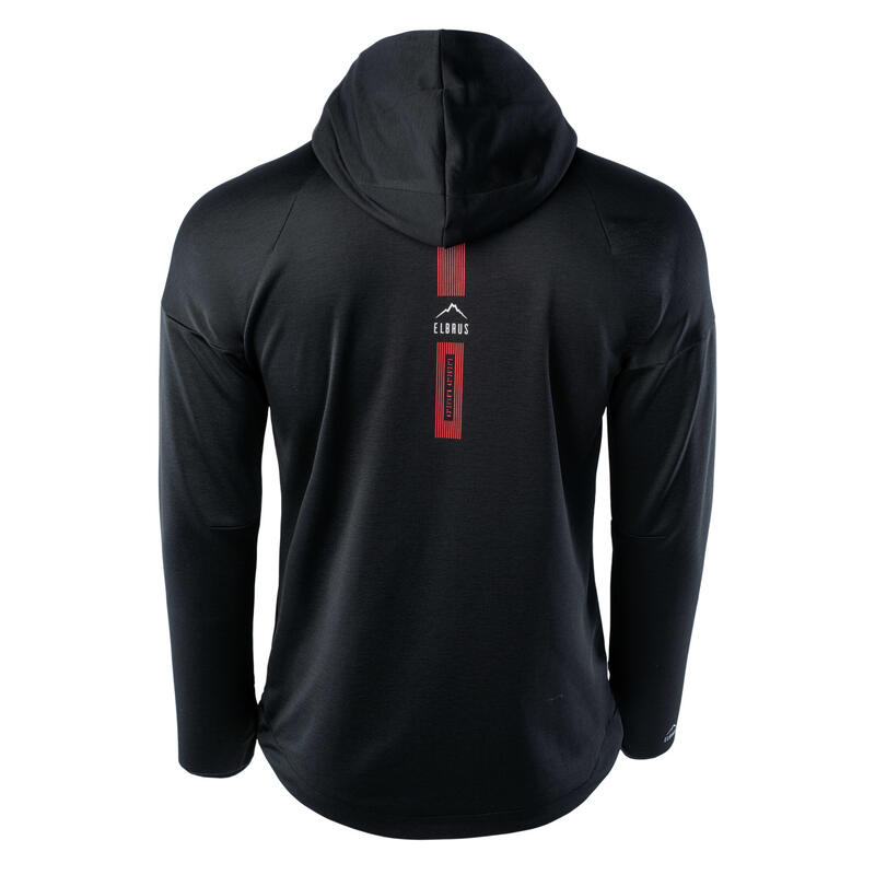 Heren Mamore Full Zip Hoodie (Zwart/Vlamscharlaken)