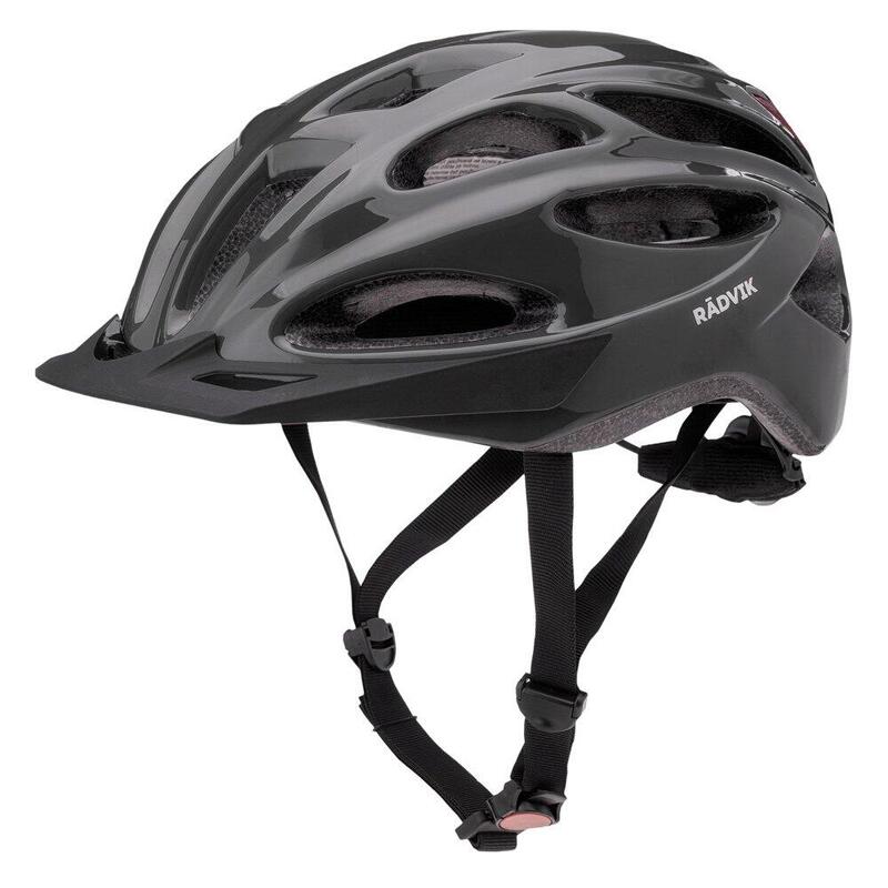 Adulto Unisex Casco Da Ciclismo Su Strada Radvik Stoot Grigio Bianco