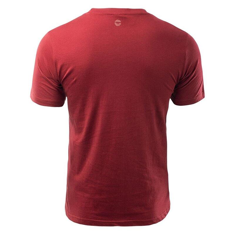 Maglietta Maniche Corte Uomo Hi-Tec Puro Rosso Rubino