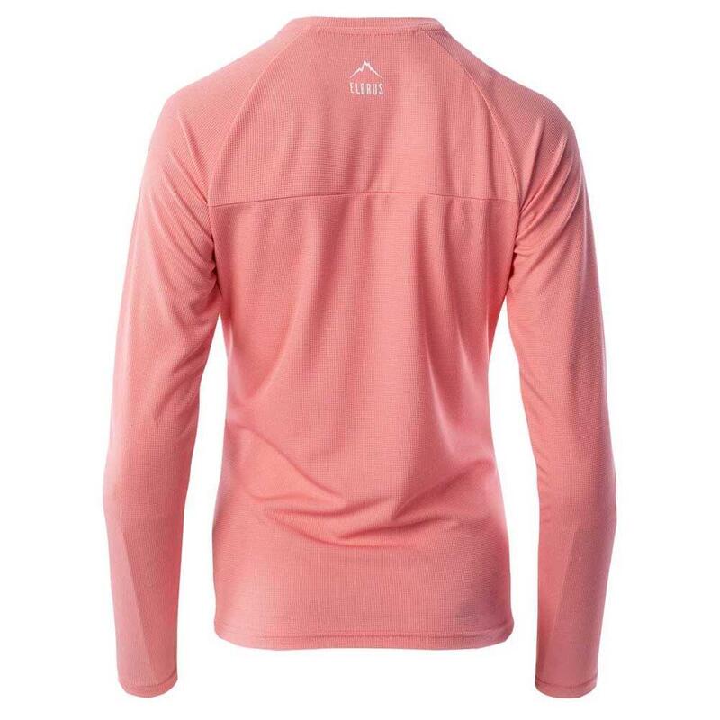 Dames Almar Logo Tshirt met lange mouwen (Flamingo Roze)