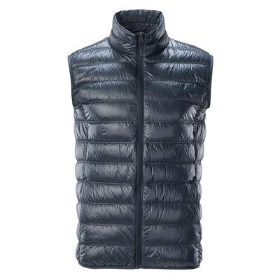 Heren blanco gewatteerd gilet (groet)