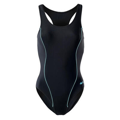 Costume Da Bagno Intero Donna Aquawave Abra Nero Aqua Splash