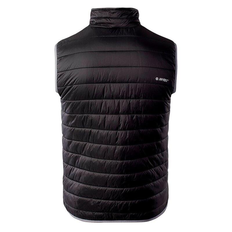 Gilet Trapuntato Uomo Hi-Tec Solner Antracite Cielo Di Dicembre