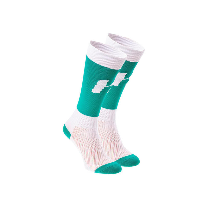 Chaussettes de foot BEATES Enfant (Turquoise / Blanc vif)