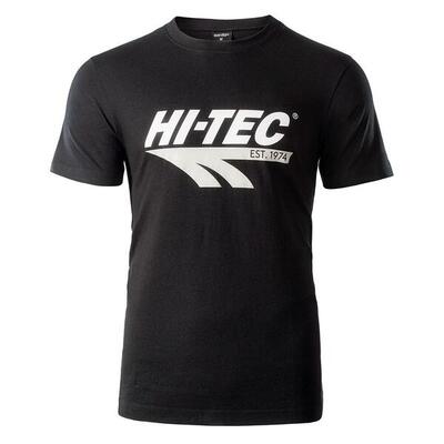 Heren retro tshirt (zwart)