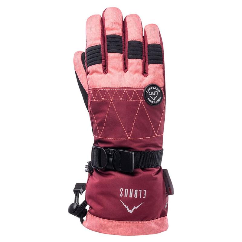 Luvas de Ski Shila Mulher Rosa flamingo/ Gengibre selvagem