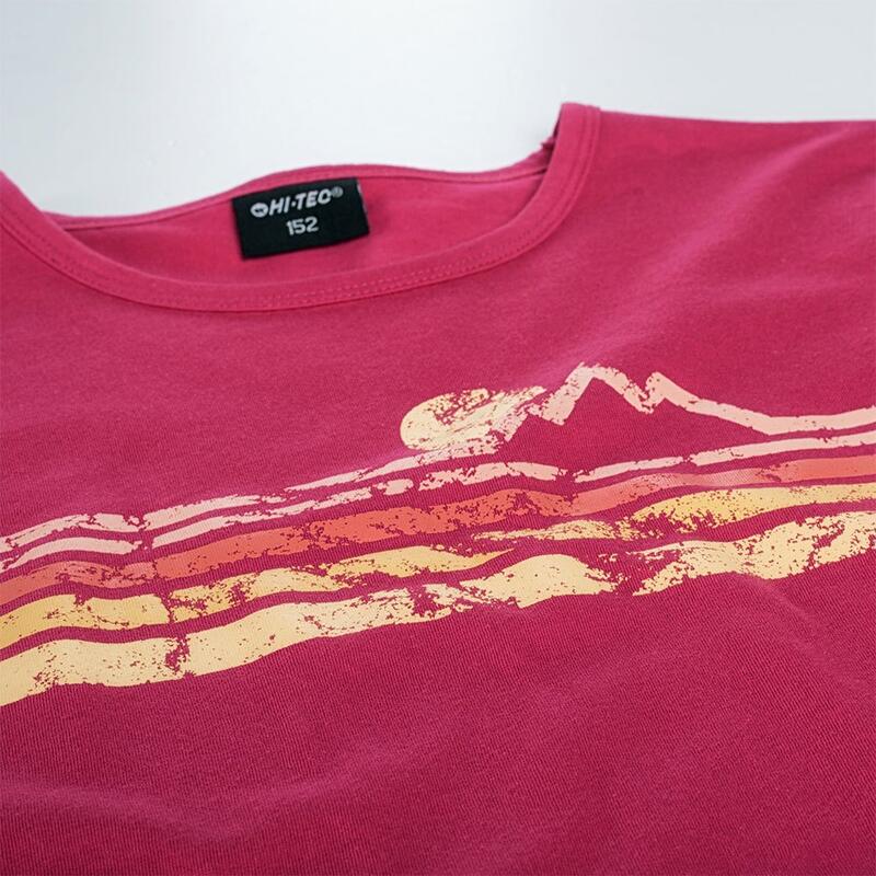 T-Shirt Neimo Menina Vermelho rosa