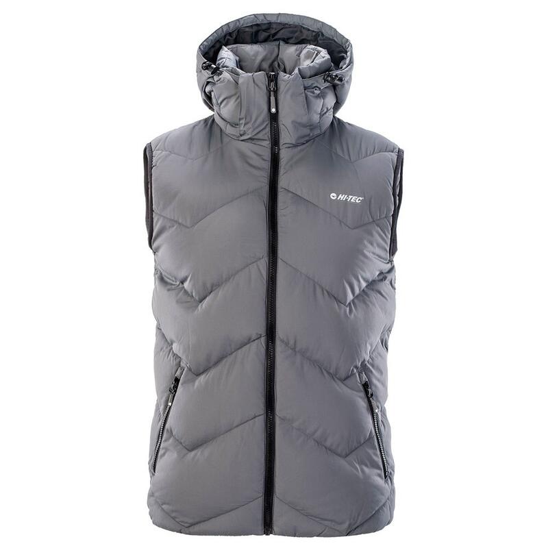 Gilet Trapuntato Uomo Hi-Tec Charmo Perla Fumé Nero