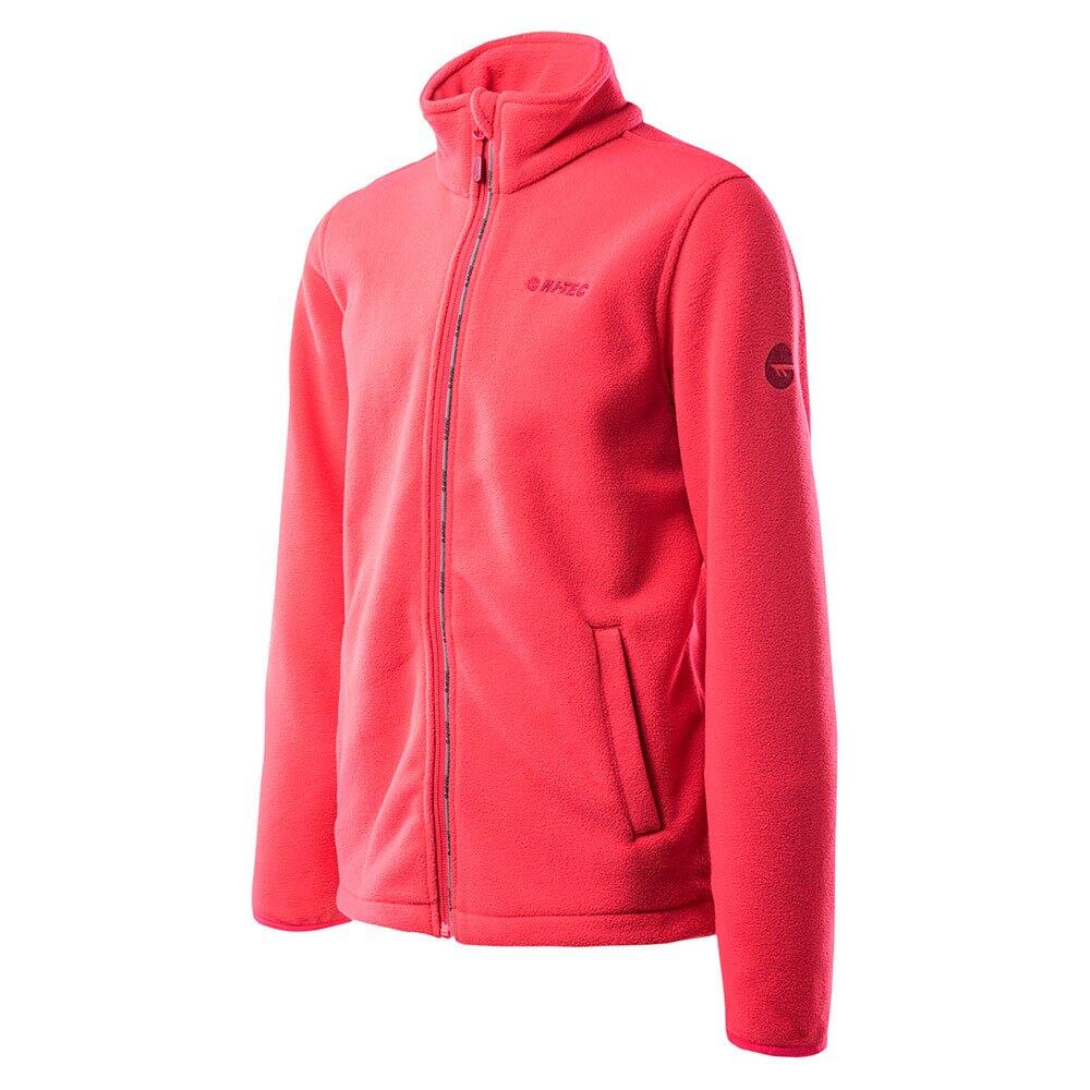 Giacca In Pile Bambini Hi-Tec Nader Rosa Rossa 3/3